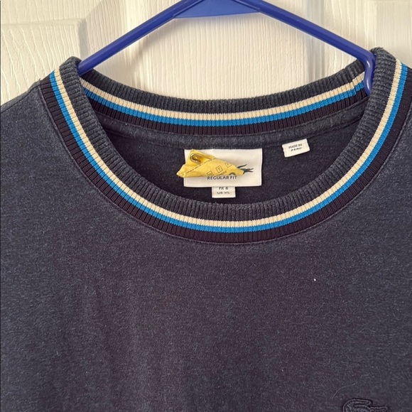 Lacoste Navy Blue Short Sleeve Tee - Picture 2 of 3